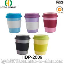 Tasse de café en fibre de bambou biodégradable de différentes couleurs 2016 (HDP-2009)